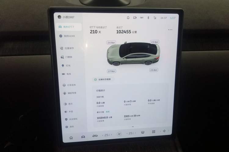 Used Nio ET7 2022 100 kWh Instrument Cluster