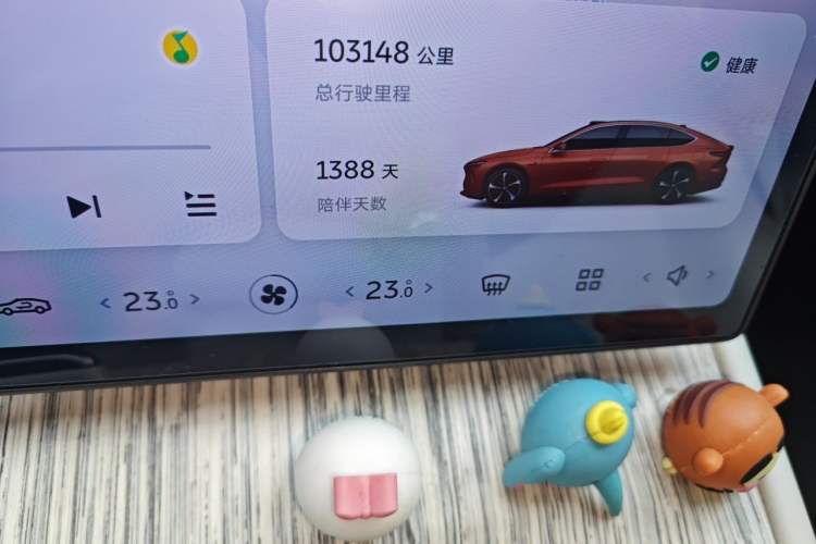 Used Nio ET7 2022 100kWh First Edition Odometer Close Up