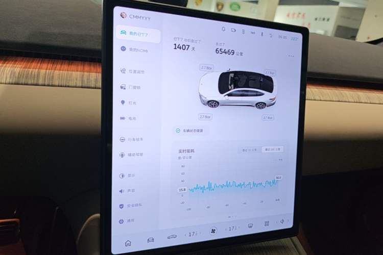 Used Nio ET7 2022 100kWh First Edition Audio And AC Panel