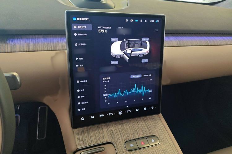 Used Nio ET7 2023 75 kWh Audio And AC Panel