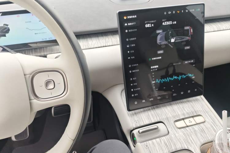 Used Nio ET7 2024 75 kWh Executive Signature Edition Audio And AC Panel