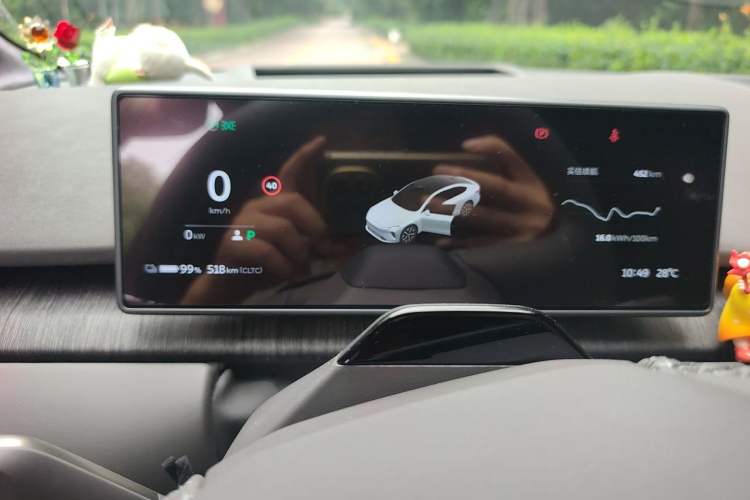 Used Nio ET7 2024 75 kWh Executive Edition Instrument Cluster