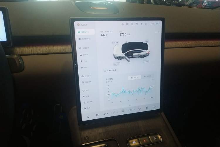 Used Nio ET7 2024 75 kWh Executive Signature Edition Audio And AC Panel