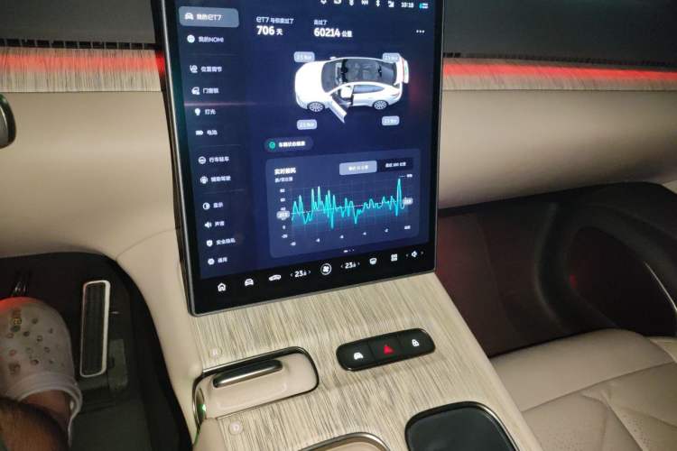 Used Nio ET7 2024 75 kWh Executive Signature Edition Audio And AC Panel