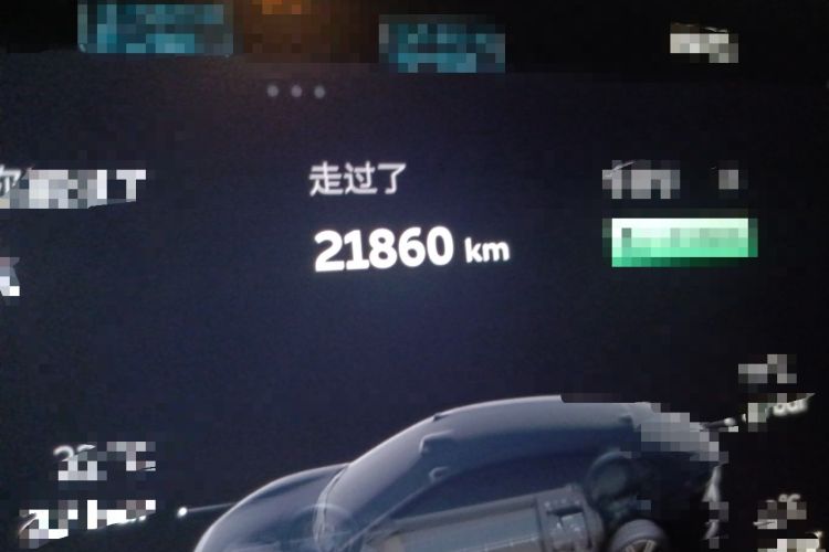 Used Nio ET9 2025 100kWh Signature Edition Odometer Close Up