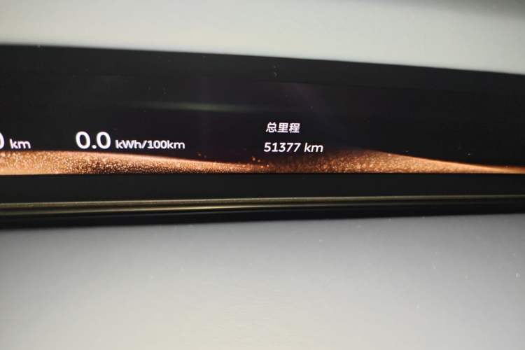Used Nio ET9 2025 100kWh Signature Edition Odometer Close Up