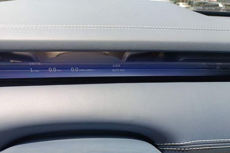 Used Nio ET9 2025 100 kWh Odometer Close Up