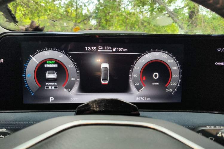 Used Nissan ARIYA 2022 Four-Wheel-Drive High-Performance Top-Tier Model Instrument Cluster