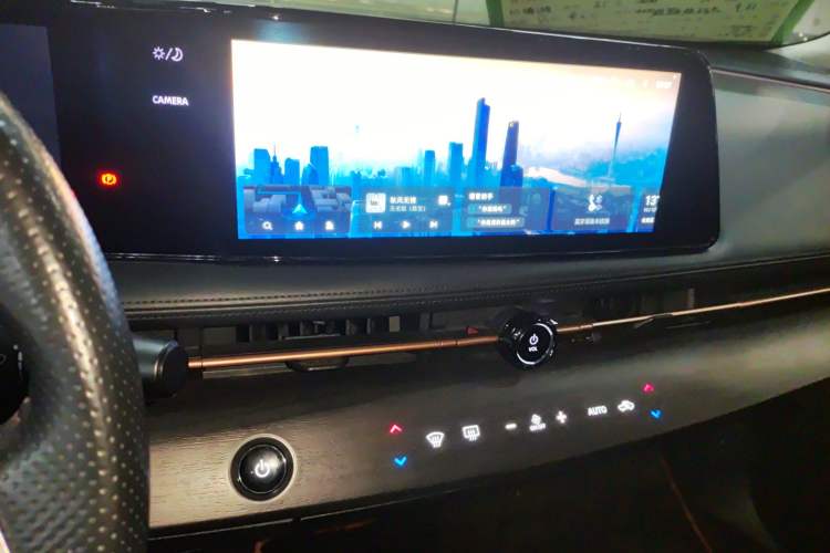 Used Nissan ARIYA 2022 Two-Wheel Drive Long Range Top-Tier Version Audio And AC Panel