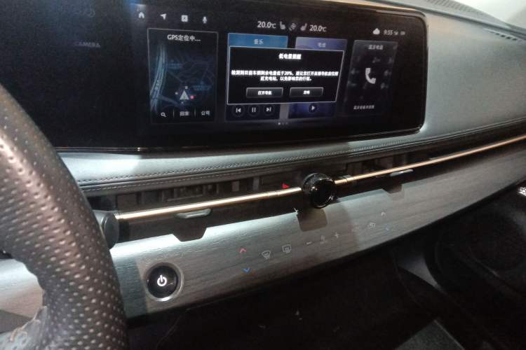 Used Nissan ARIYA 2022 Two-Wheel Drive Long Range Top-Tier Version Audio And AC Panel