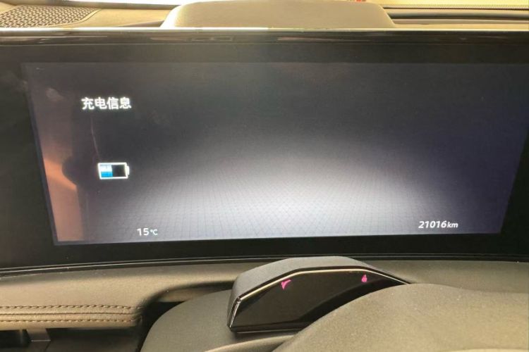 Used Nissan ARIYA 2022 Two-Wheel Drive Long Range Top-Tier Version Odometer Close Up