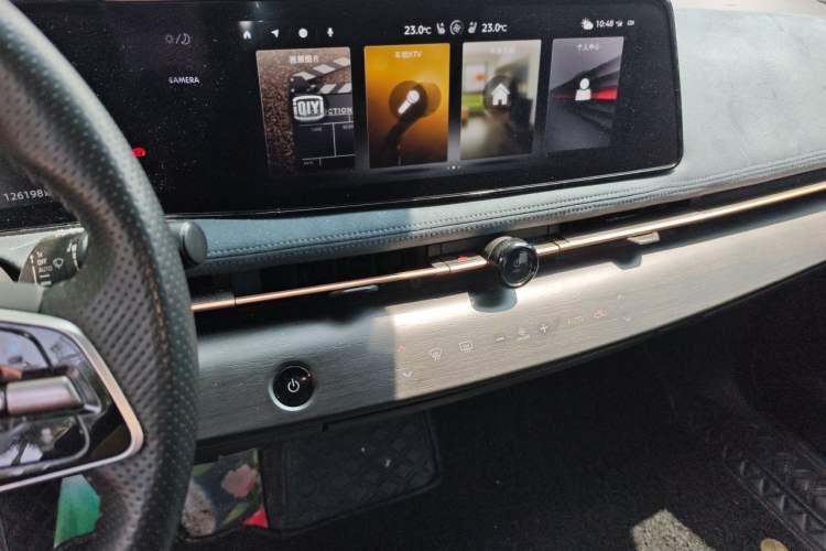 Used Nissan ARIYA 2022 Four-Wheel-Drive High-Performance Top-Tier Model Audio And AC Panel