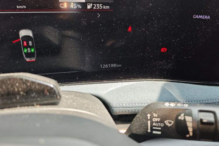 Used Nissan ARIYA 2022 Four-Wheel-Drive High-Performance Top-Tier Model Odometer Close Up