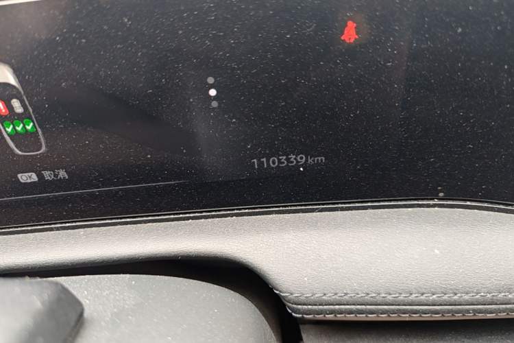 Used Nissan ARIYA 2022 Two-Wheel Drive Long Range Top-Tier Version Odometer Close Up