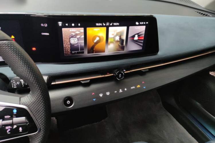 Used Nissan ARIYA 2022 Four-Wheel-Drive High-Performance Top-Tier Model Audio And AC Panel