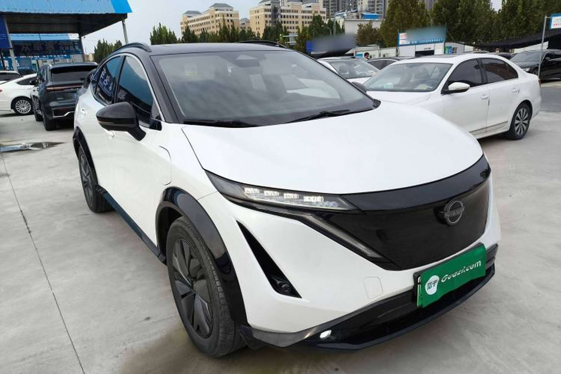 Used Nissan ARIYA 2022 Two-Wheel Drive Long Range Top-Tier Version Front Right 45 Deg