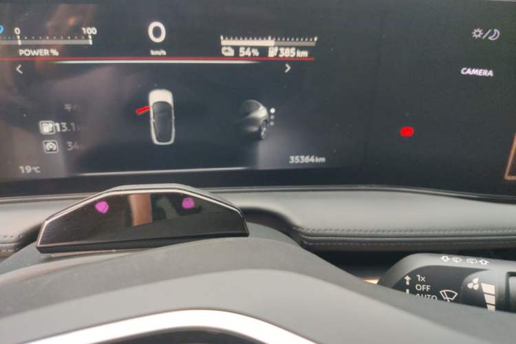 Used Nissan ARIYA 2022 Two-Wheel Drive Long Range Top-Tier Version Odometer Close Up