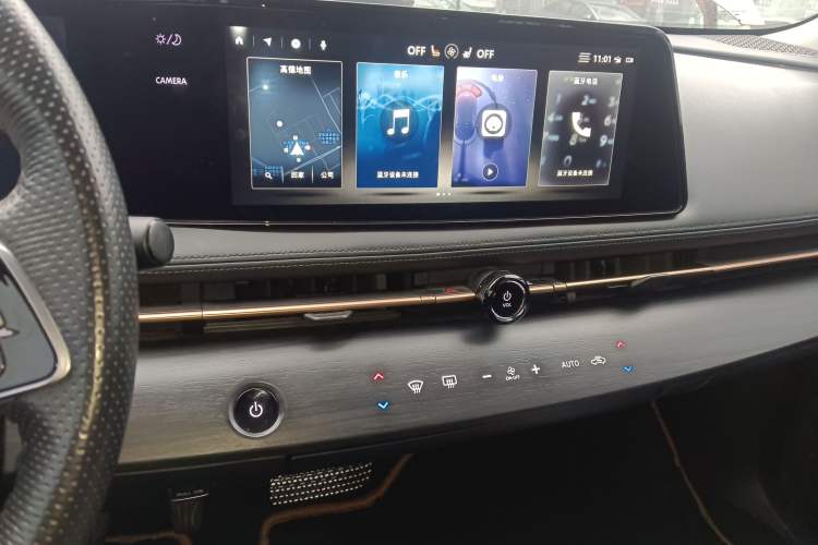 Used Nissan ARIYA 2022 Two-Wheel Drive Long Range Top-Tier Version Audio And AC Panel