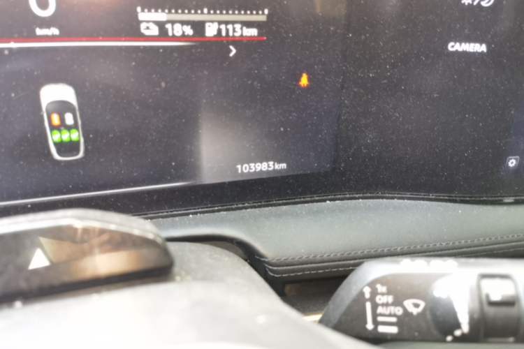 Used Nissan ARIYA 2022 Two-Wheel Drive Long Range Top-Tier Version Odometer Close Up