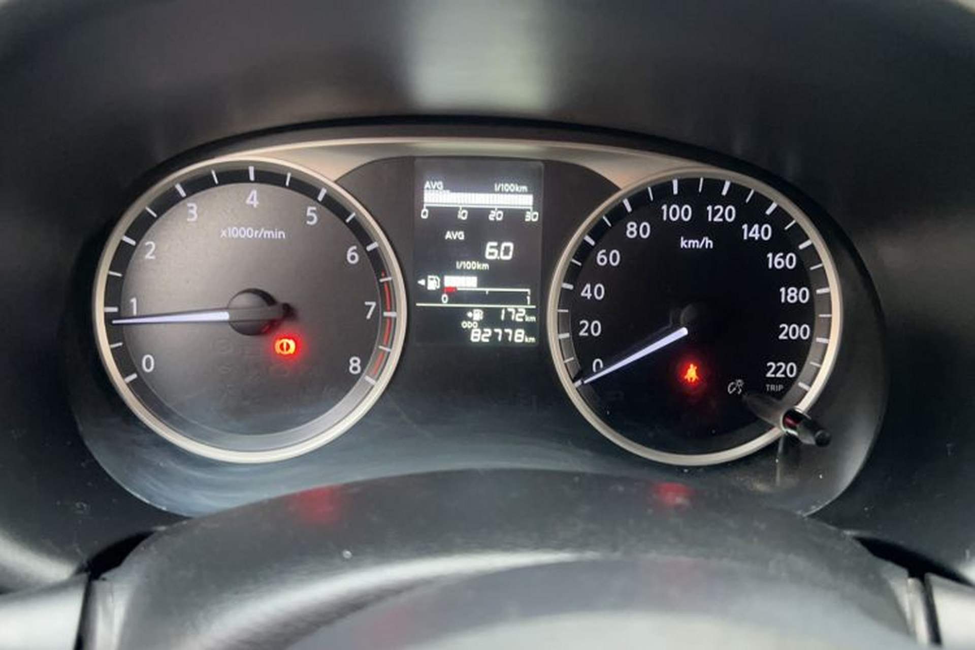 Used Nissan Kicks 2017 1.5L Manual Cool Dynamic Edition Odometer Close Up