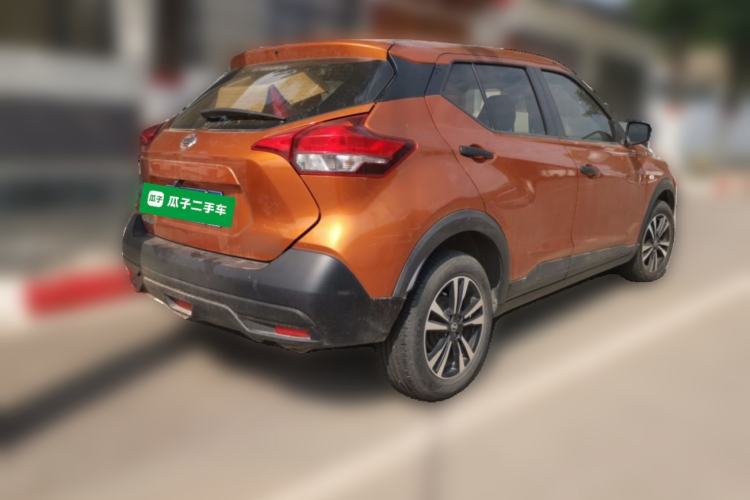 Used Nissan Kicks 2017 1.5L Manual Cool Dynamic Edition Rear Right 45 Deg
