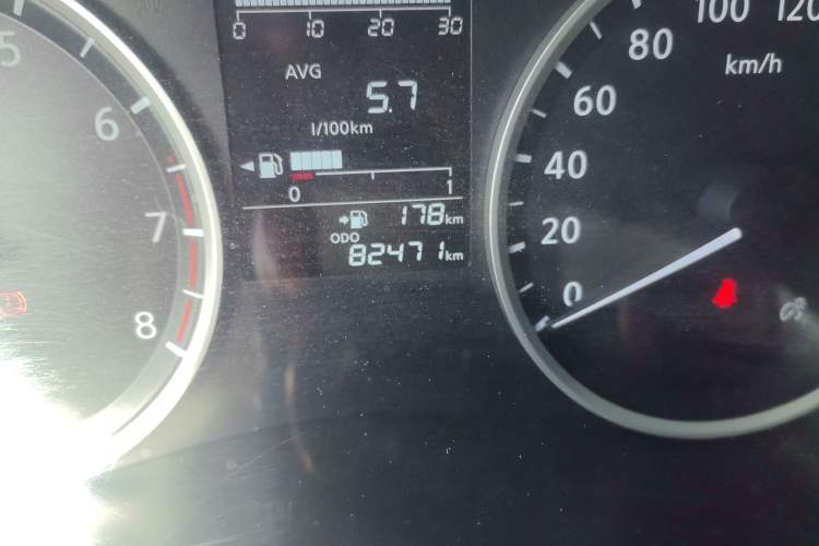 Used Nissan Kicks 2017 1.5L Manual Cool Dynamic Edition Odometer Close Up