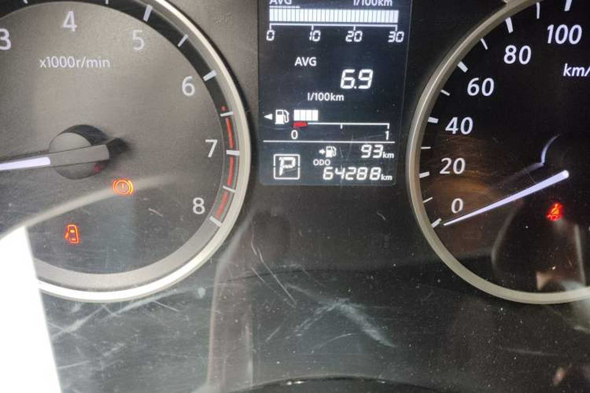 Used Nissan Kicks 2019 1.5L CVT Cool Enjoy Edition Odometer Close Up