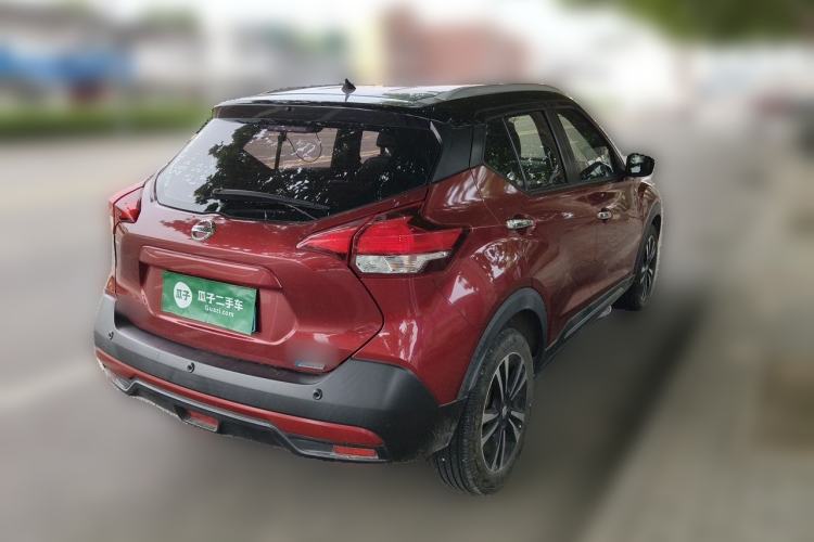 Used Nissan Kicks 2019 1.5L CVT Smart Connect Luxury Edition Rear Right 45 Deg