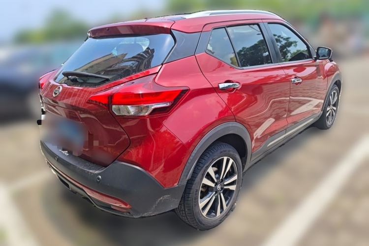 Used Nissan Kicks 2019 1.5L CVT Smart Connect Luxury Edition Rear Right 45 Deg