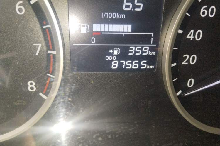 Used Nissan Kicks 2019 1.5L Manual Cool Edition Odometer Close Up