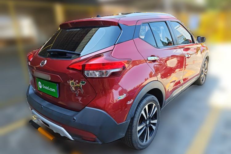 Used Nissan Kicks 2020 1.5L XV TOP CVT Smart Connect Premium Edition Rear Right 45 Deg