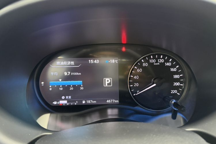 Used Nissan Kicks 2023 Jingqing Edition 1.5L Combining "Power" with a Stylish Touch Odometer Close Up