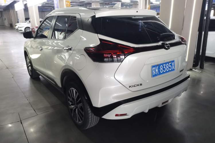 Used Nissan Kicks 2023 Jingqing Edition 1.5L Unleash Pure "Jing" – The Luxurious Version Rear Left 45 Deg
