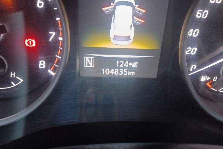 Used Nissan Lannia 2016 1.6L CVT High-Energy Version Odometer Close Up