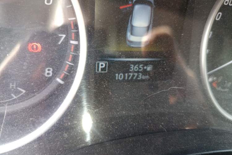 Used Nissan Lannia 2016 1.6L CVT High-Energy Version Odometer Close Up