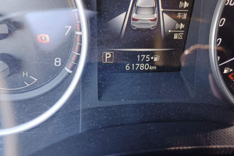 Used Nissan Lannia 2016 1.6L CVT High-Energy Version Odometer Close Up
