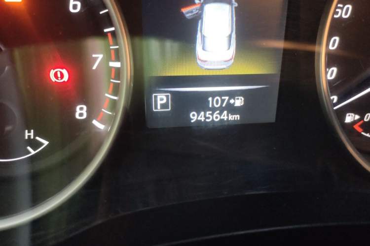 Used Nissan Lannia 2016 1.6L CVT High-Energy Version Odometer Close Up