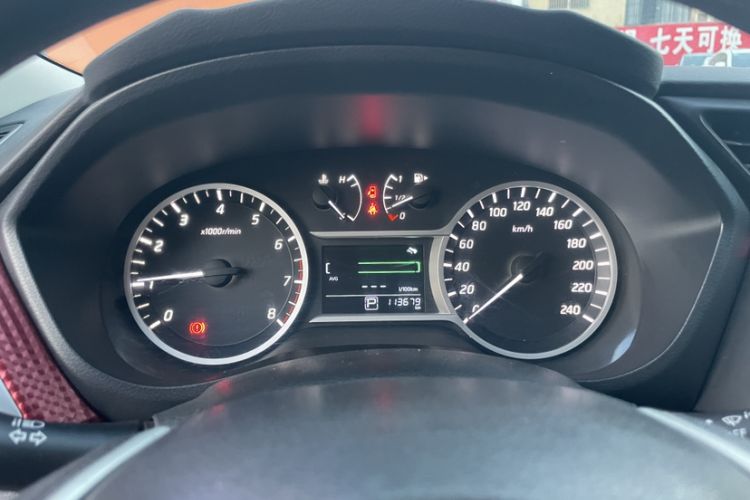 Used Nissan Lannia 2016 1.6L CVT Smart Cool Edition Odometer Close Up