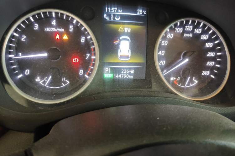 Used Nissan Lannia 2016 1.6L CVT High-Energy Version Odometer Close Up