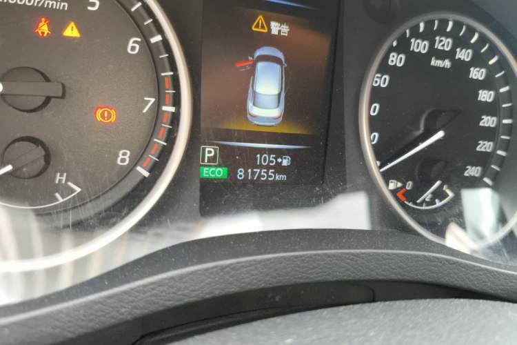 Used Nissan Lannia 2016 1.6L CVT High-Energy Version Odometer Close Up