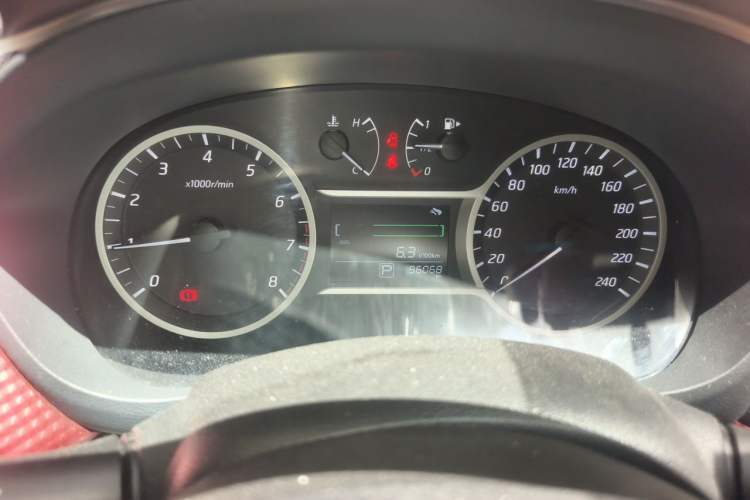 Used Nissan Lannia 2018 1.6L CVT Cool Trendy Sound Edition Odometer Close Up