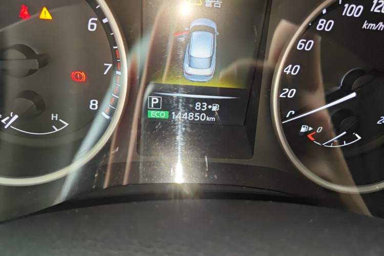 Used Nissan Lannia 2018 1.6L CVT High-Energy Trendy Audio Edition Odometer Close Up