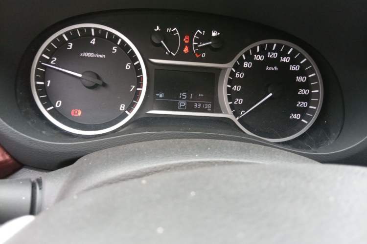 Used Nissan Lannia 2018 1.6L CVT Cool Trendy Sound Edition Odometer Close Up