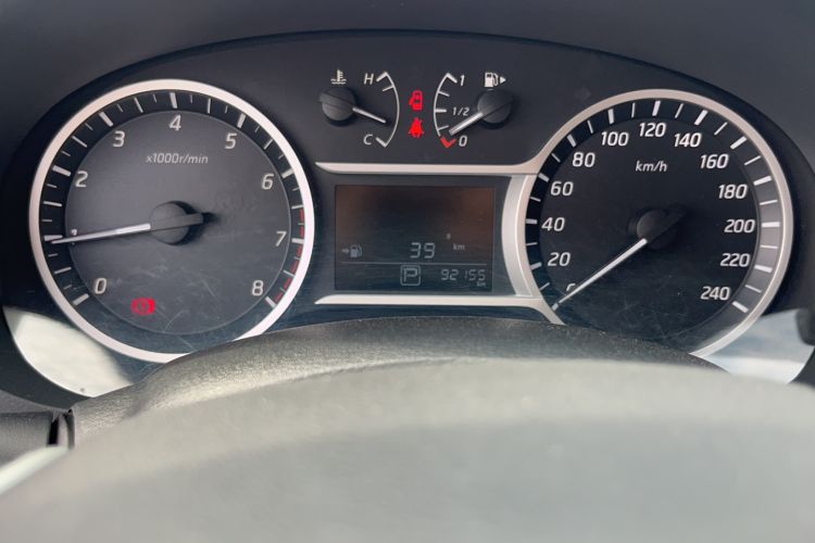 Used Nissan Lannia 2018 1.6L CVT Smart Cool Trendy Audio Model Odometer Close Up