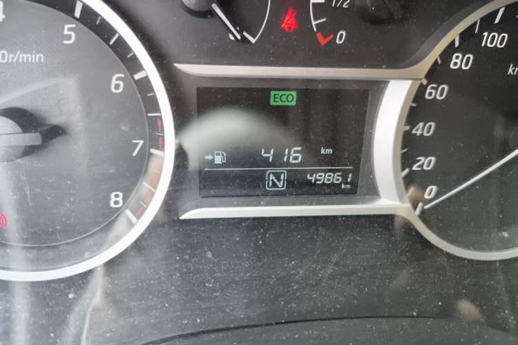 Used Nissan Lannia 2018 1.6L CVT Cool Trendy Sound Edition Odometer Close Up