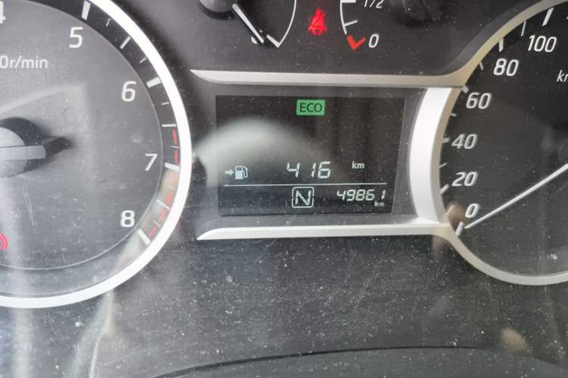 Used Nissan Lannia 2018 1.6L CVT Cool Trendy Sound Edition Odometer Close Up