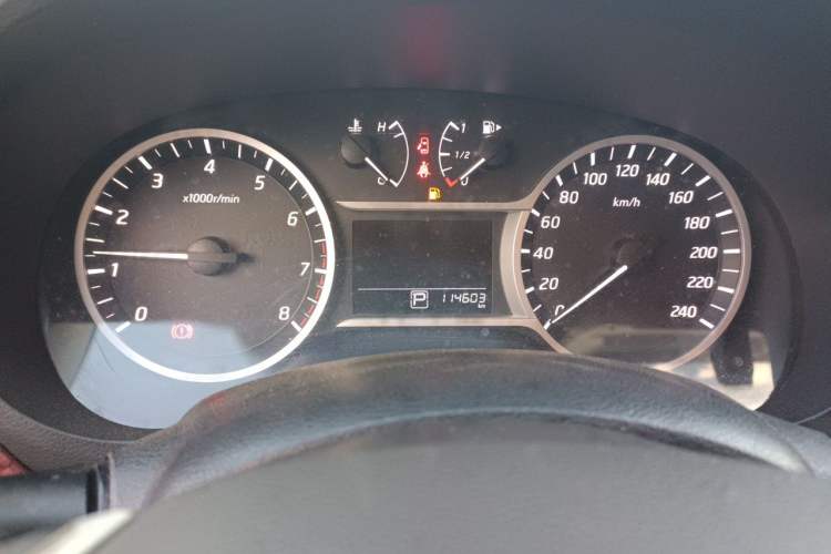 Used Nissan Lannia 2018 1.6L CVT Cool Trendy Sound Edition Odometer Close Up