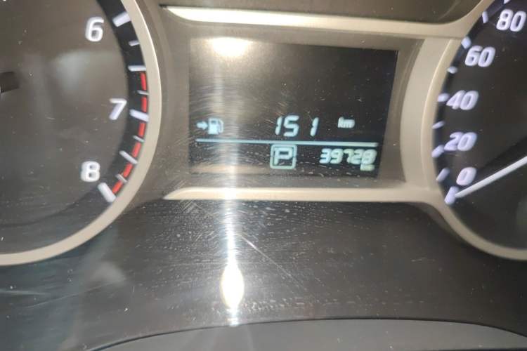 Used Nissan Lannia 2018 1.6L CVT Smart Cool Trendy Audio Model Odometer Close Up