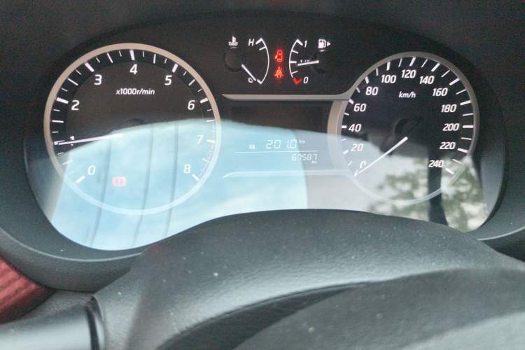Used Nissan Lannia 2019 1.6L Manual Cool Edition China VI Odometer Close Up