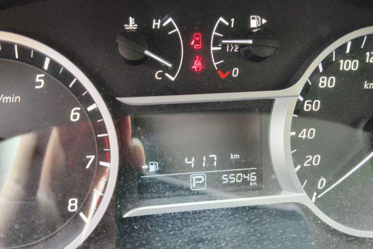 Used Nissan Lannia 2019 1.6L CVT Smart Connect Smart Cool Version China VI Standard Odometer Close Up